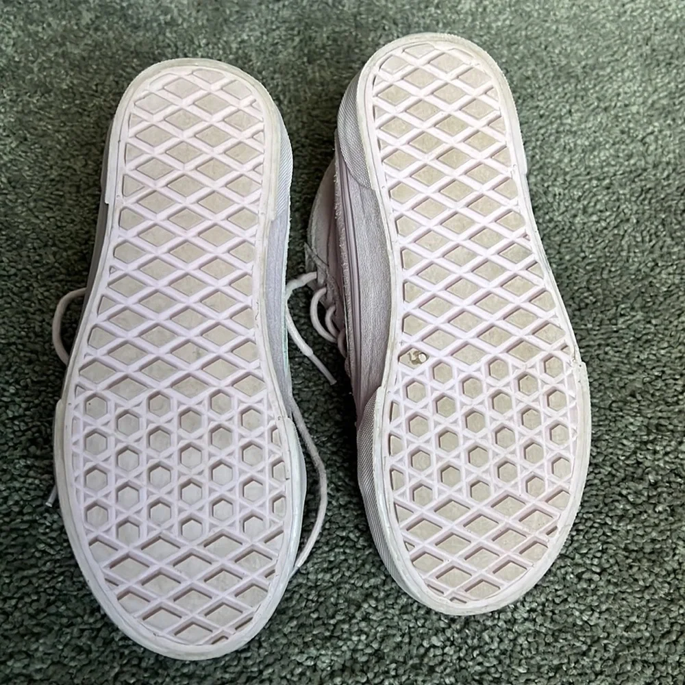 VANS Kids Pink High Top Suede Sneakers Sk-8 Hi - Picture 5 of 10